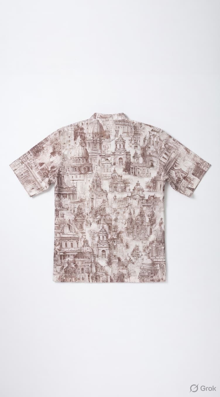 Architecture Printed Shirt - cloth image 2