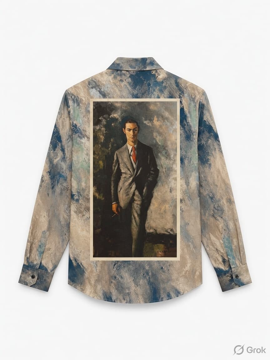Men Frame Printed Shirt - cloth image 2