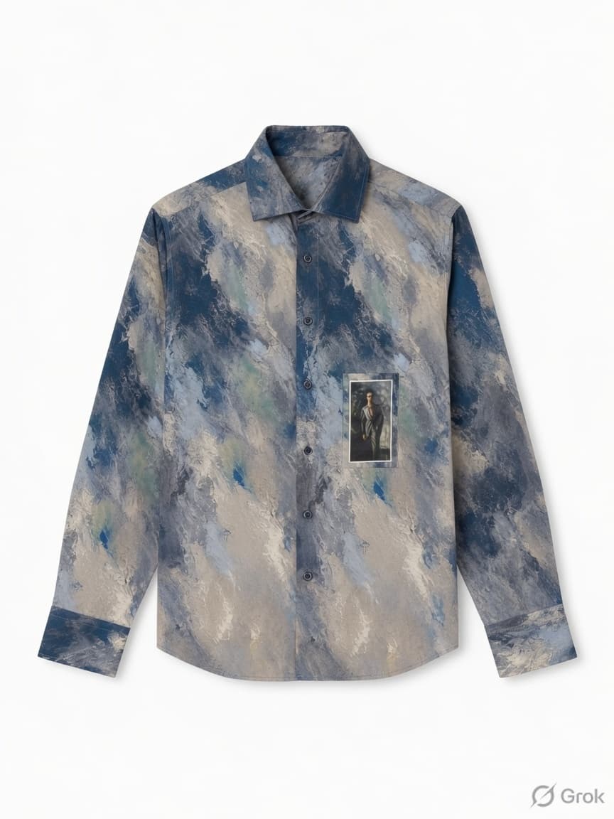Men Frame Printed Shirt - cloth image 1